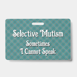 選択的無理症 バッジ