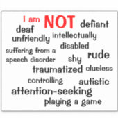 選択的無神論 シール (正面)