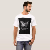選択的社交バタフライ、皮肉屋、ユーモア Tシャツ (正面フル)