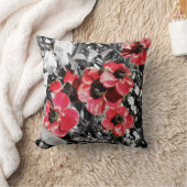 選択的美しい – アネモネフラムス装飾用クッション クッション (ブランケット)