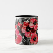 選択的美しい – アネモネ花咲きマグカップ ツートーンマグカップ (中央)