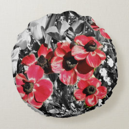 選択的美しい- Anemone Bloms Round Pillow ラウンドクッション