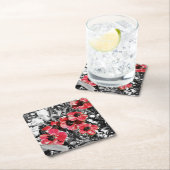 選択的美しい- Anemone Broms紙コースター スクエアペーパーコースター (インサイチュ)