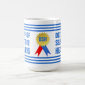 選択的聴聞医おもしろい者 コーヒーマグカップ (中央)