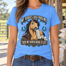選択的聴覚のユーモアを持つ私の馬は博士号を持っています Tシャツ