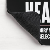 選択的聴覚の申し訳おもしろいことわざユーモアのある マウスパッド (コーナー)