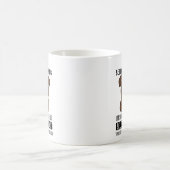 選択的聴覚 - 怒った茶色の犬 コーヒーハumor コーヒーマグカップ (中央)