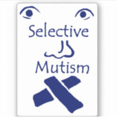 選択的顔カットカスタムビニールのシール シール (正面)