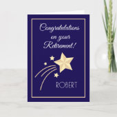 選択素晴らし!カスタム退職カード カード (正面)