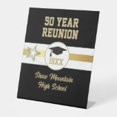 選択素晴らし!任意の年のクラス懇親会台座記号 台座サイン (正面)