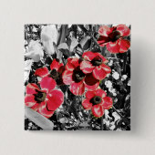 選択美しい- Anemone Blooms Badge 缶バッジ (正面)