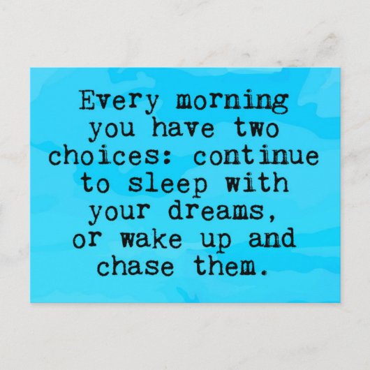 選択肢が2つある引用文 ポストカード (正面)