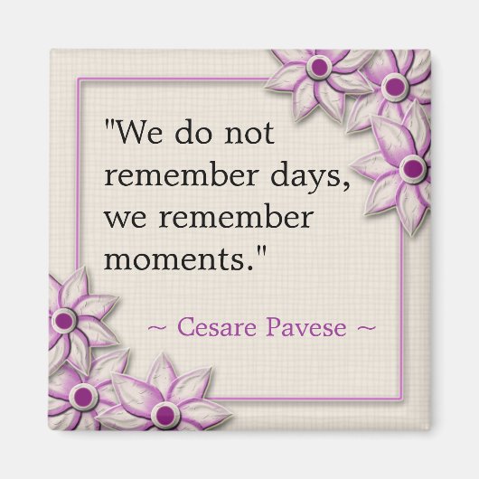 選択肢 – 感動的引用文磁石 マグネット (正面)