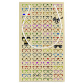 選択肢：眼鏡お洒落のパターン スモールペーパーバッグ (裏面)