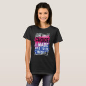 選択肢I Made My Bisexual Biプライド物Fl Tシャツ (正面フル)