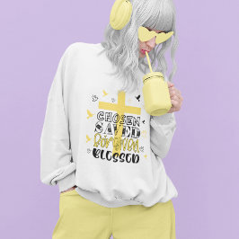 選択賛美クリスチャン信仰黄色 スウェットシャツ