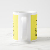 選択賛美済み済み ジャンボコーヒーマグカップ (裏面)