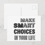 選択頭が切れる肢 ポストカード (正面/裏面)