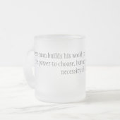 選択 フロストグラスマグカップ (正面左)