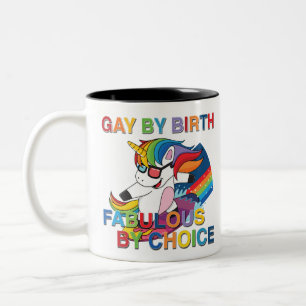 選択、LGBTのギフトによってのためのすばらしい誕生によるゲイ ツートーンマグカップ
