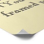 選択Bible Verse Artプリント、オプション枠 ポスター (角)