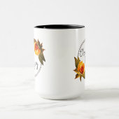 選択Happy、引用文 マグカップ (中央)