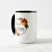 選択Happy、引用文 マグカップ (正面左)