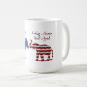 選挙おもしろいテーマプロ共和党トランプ2024 コーヒーマグカップ (正面右)