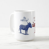 選挙おもしろいテーマプロ共和党トランプ2024 コーヒーマグカップ (正面左)