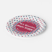 選挙おもしろい夜パーティーお祝い2024 ペーパープレート (アングル)