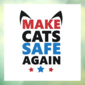 選挙で再び猫を安全にする ウィンドウサイン (シート3)