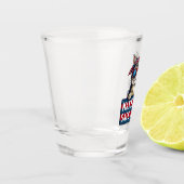 選挙で再び猫を安全にする ショットグラス (左)