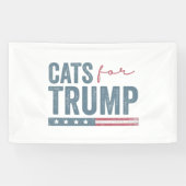 選挙で再び猫を安全にする 横断幕 (横)