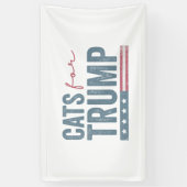 選挙で再び猫を安全にする 横断幕 (縦)