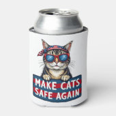 選挙で再び猫を安全にする 缶クーラー (缶正面)