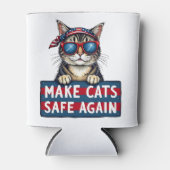 選挙で再び猫を安全にする 缶クーラー (正面)