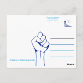 選挙のお知らせ – 有権者になれ！ ポストカード (裏面)