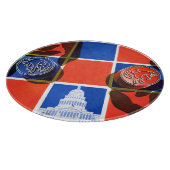 選挙のチェッカーボード カッティングボード (角)