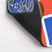 選挙のチェッカーボード マウスパッド (コーナー)