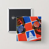 選挙のチェッカーボード 缶バッジ (正面&裏面)