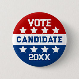 選挙の候補パーソナライズされた 缶バッジ