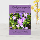 選挙の共感票 カード (黄色い花)