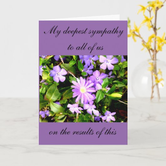 選挙の共感票 カード (黄色い花)