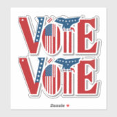 選挙の大統領の投票 シール (シート)