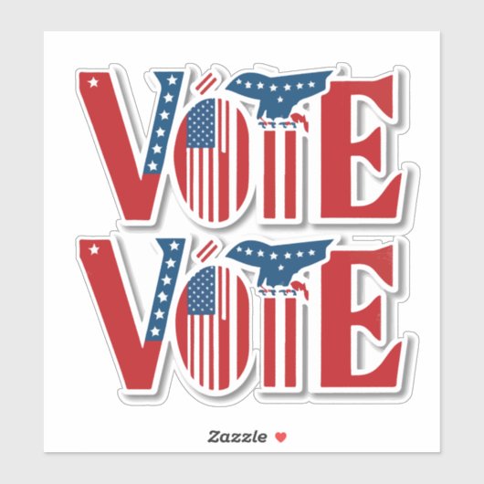 選挙の大統領の投票 シール (シート)