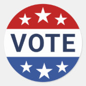 選挙の採決 ラウンドシール (正面)