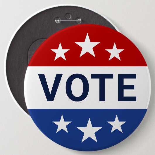 選挙の採決 缶バッジ (正面&裏面)