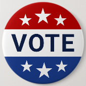 選挙の採決 缶バッジ (正面)