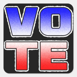 選挙の政治亡命者 スクエアシール