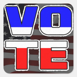 選挙の政治亡命者 スクエアシール